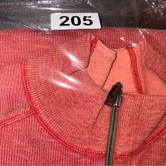 Tommy Bahama Orange Zip Up Sweater with Relaxed Fit Medium - Picture 9 of 10